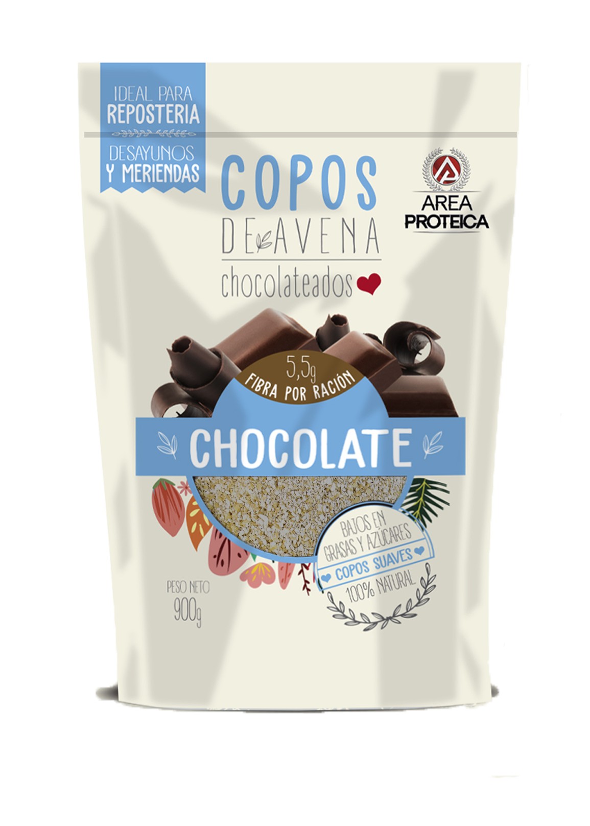 COPOS DE AVENA SABOR CHOCOLATE